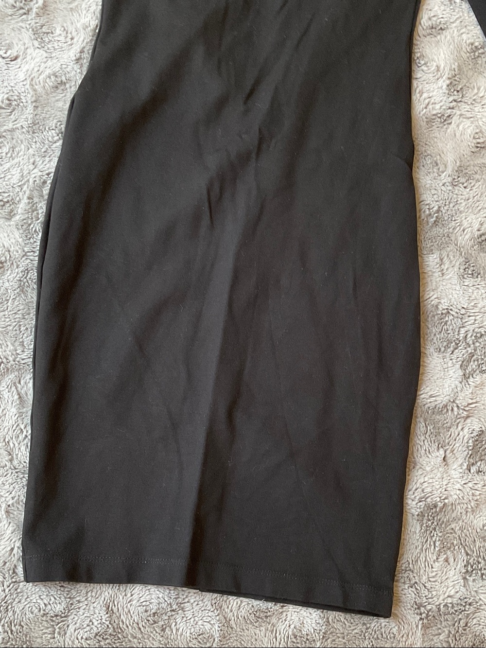 Black long sleeve mini body icon dress - Picture 2 of 9